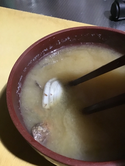 みんな大好き！簡単アサリの味噌汁