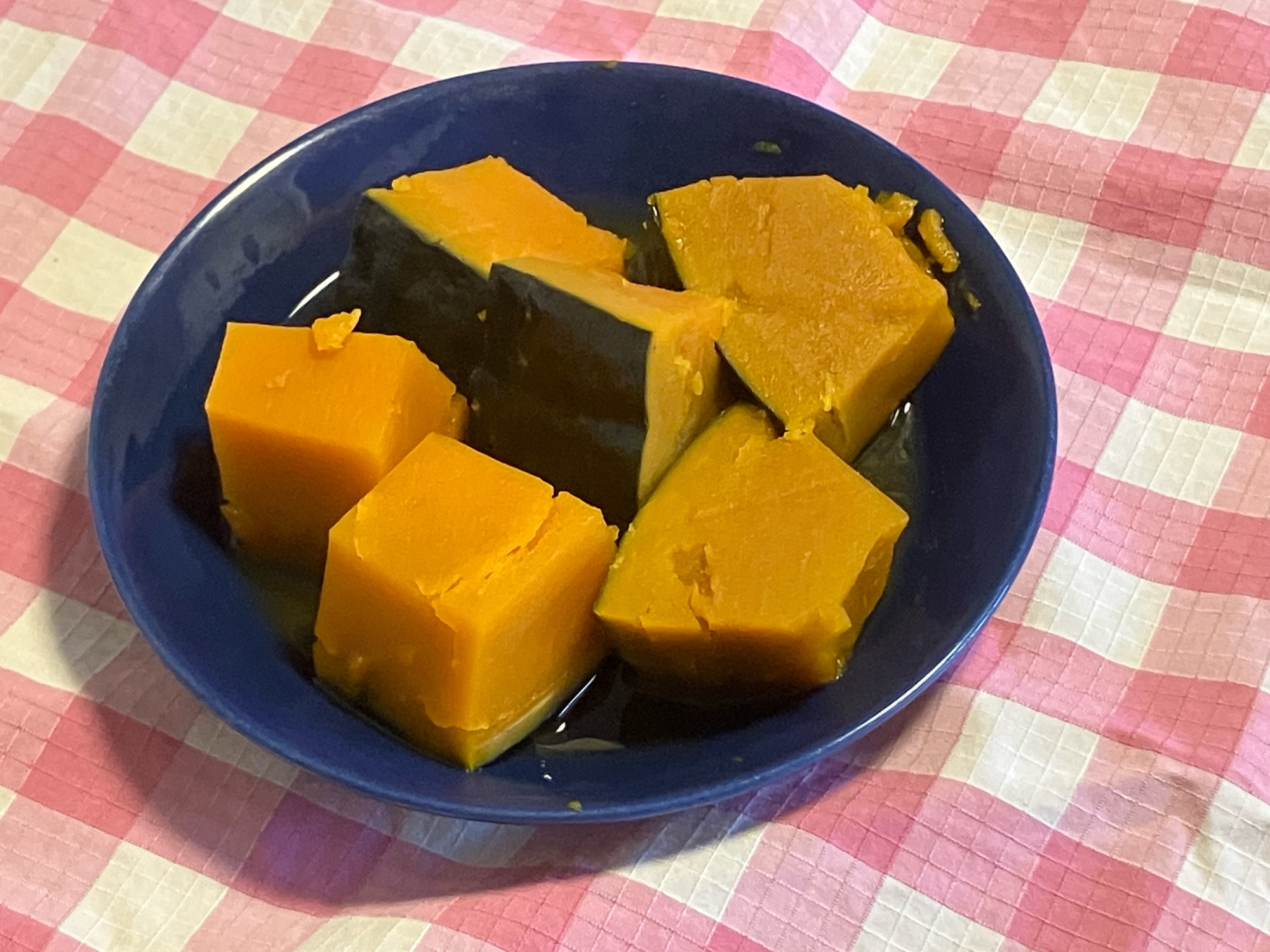 うちのおかず　かぼちゃの煮物