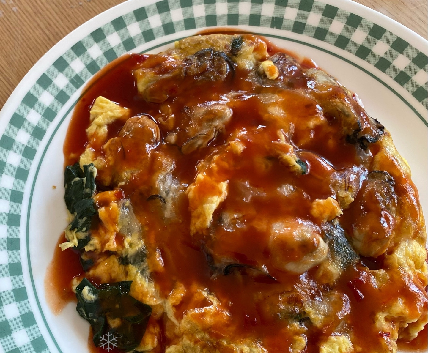 滋養たっぷりの台湾牡蠣オムレツ