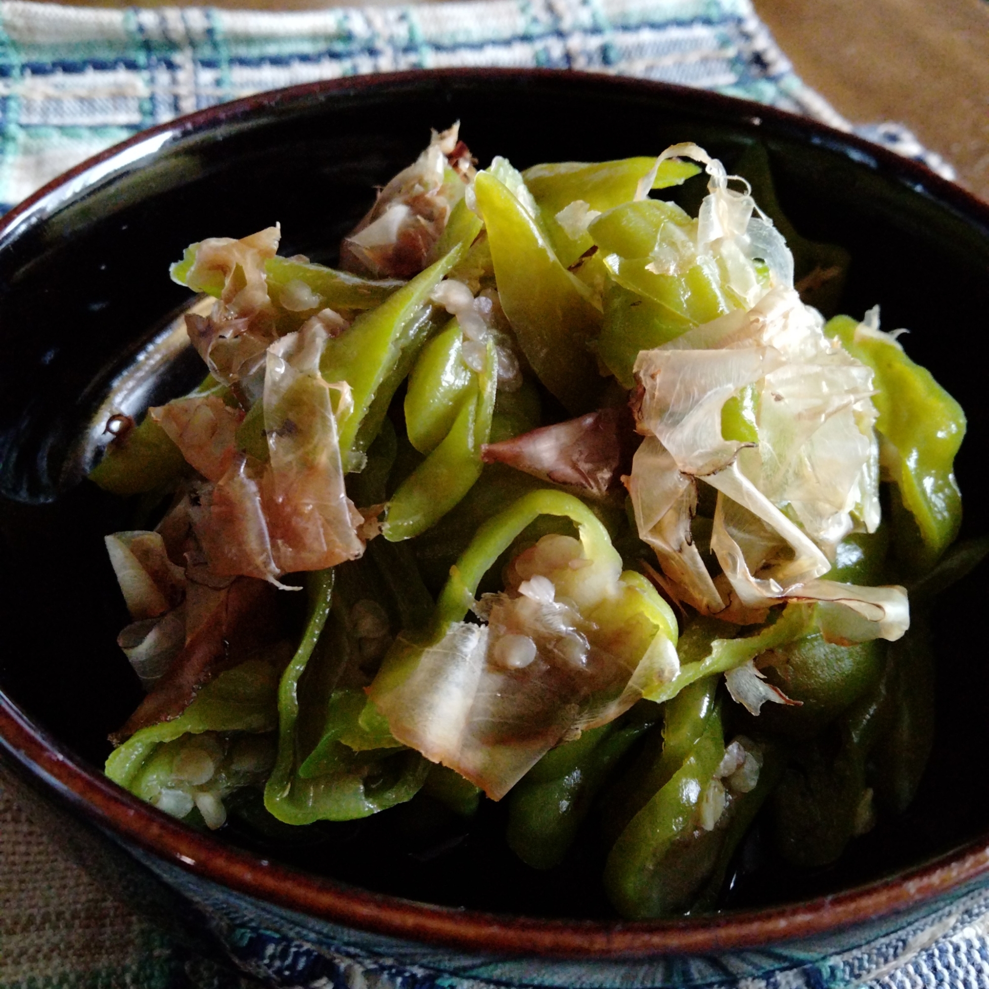 ししとうの煮浸し