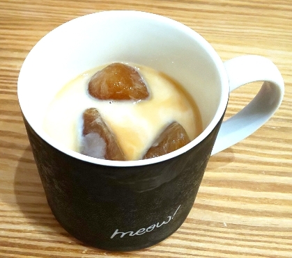 コーヒーをはじめて凍らせました！
氷を溶かしながら飲んで美味しかったです(^^)