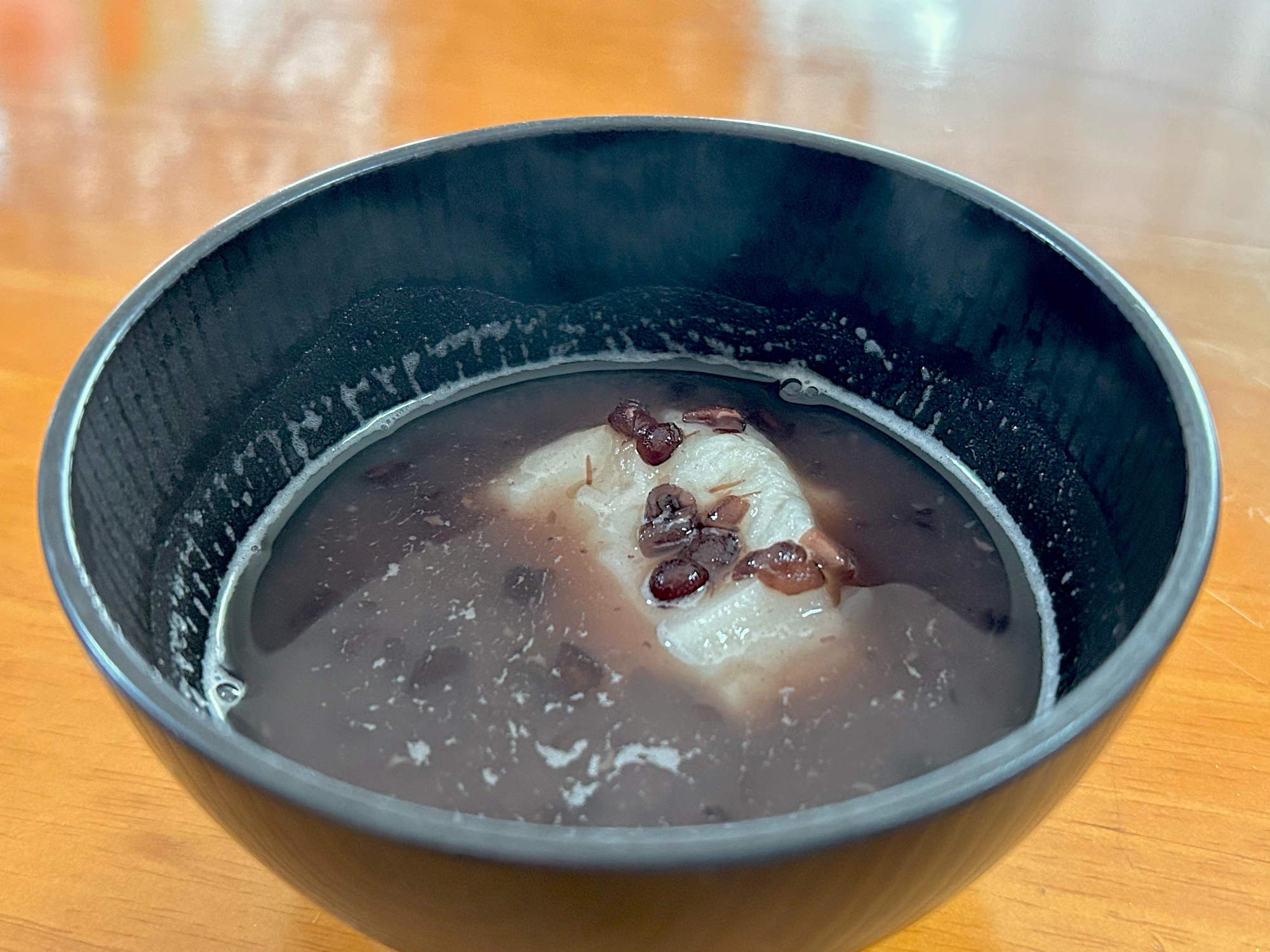 市販のつぶあんで簡単ぜんざい