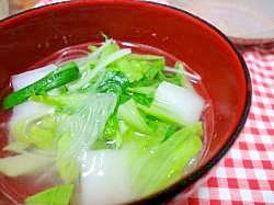 簡単時短料理☆白菜と春雨の中華スープ