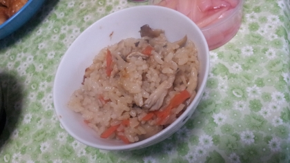 先に味付けをしてから炊くので、味がしっかりしてておいしかったです。子供が朝から3杯も食べてました。