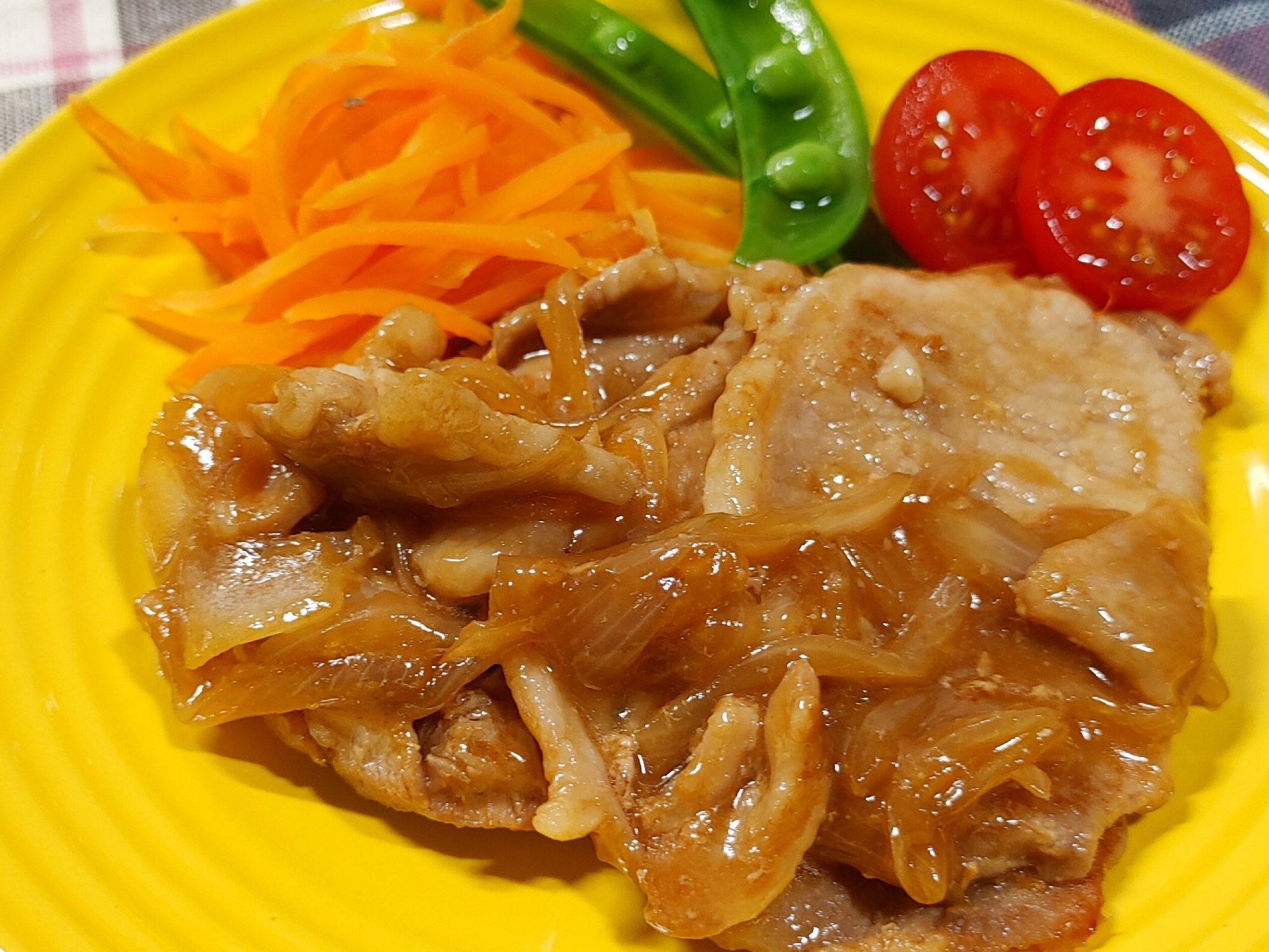 業スー調味料De〜豚ロースの甘い生姜焼き風〜