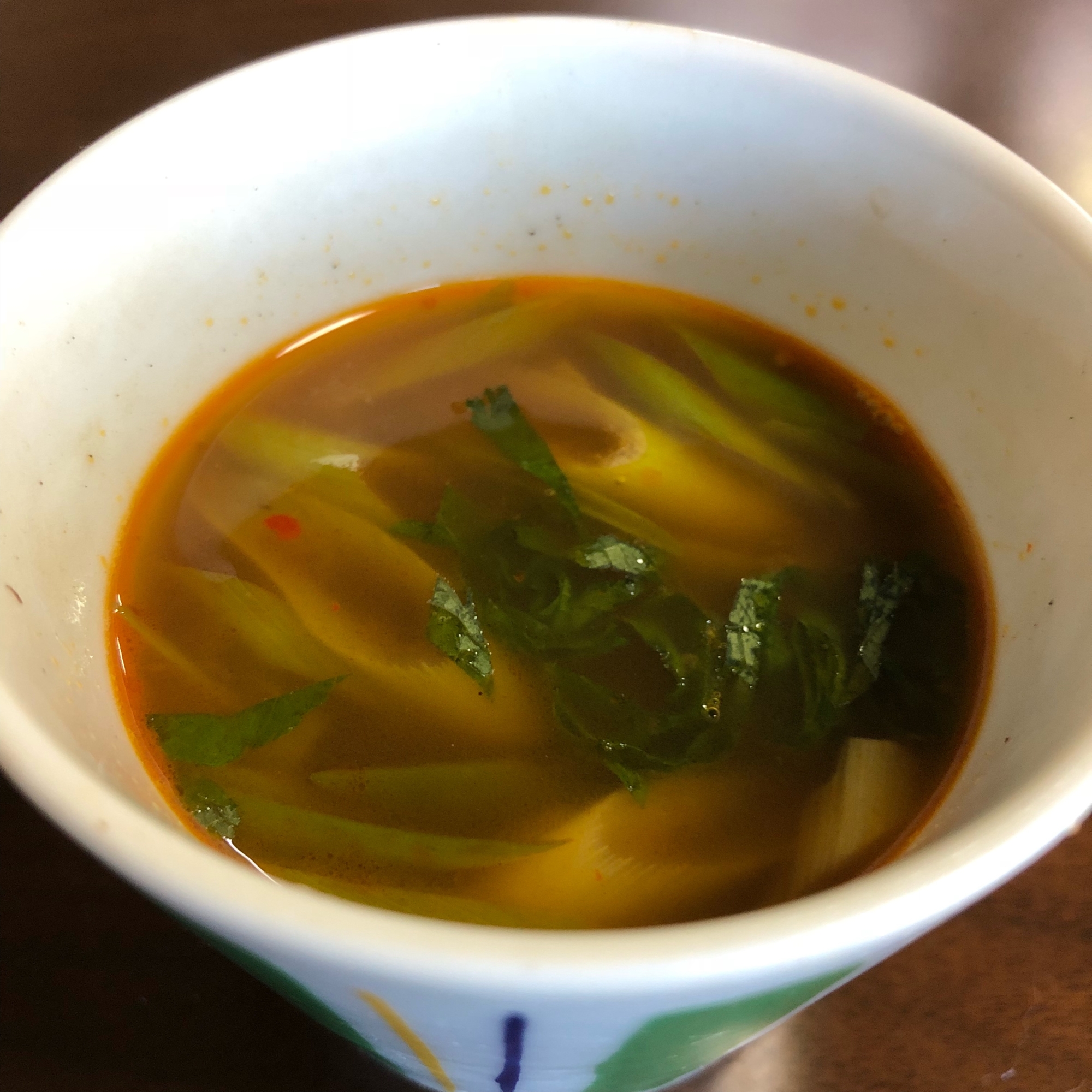 九条ねぎのXO醤スープ