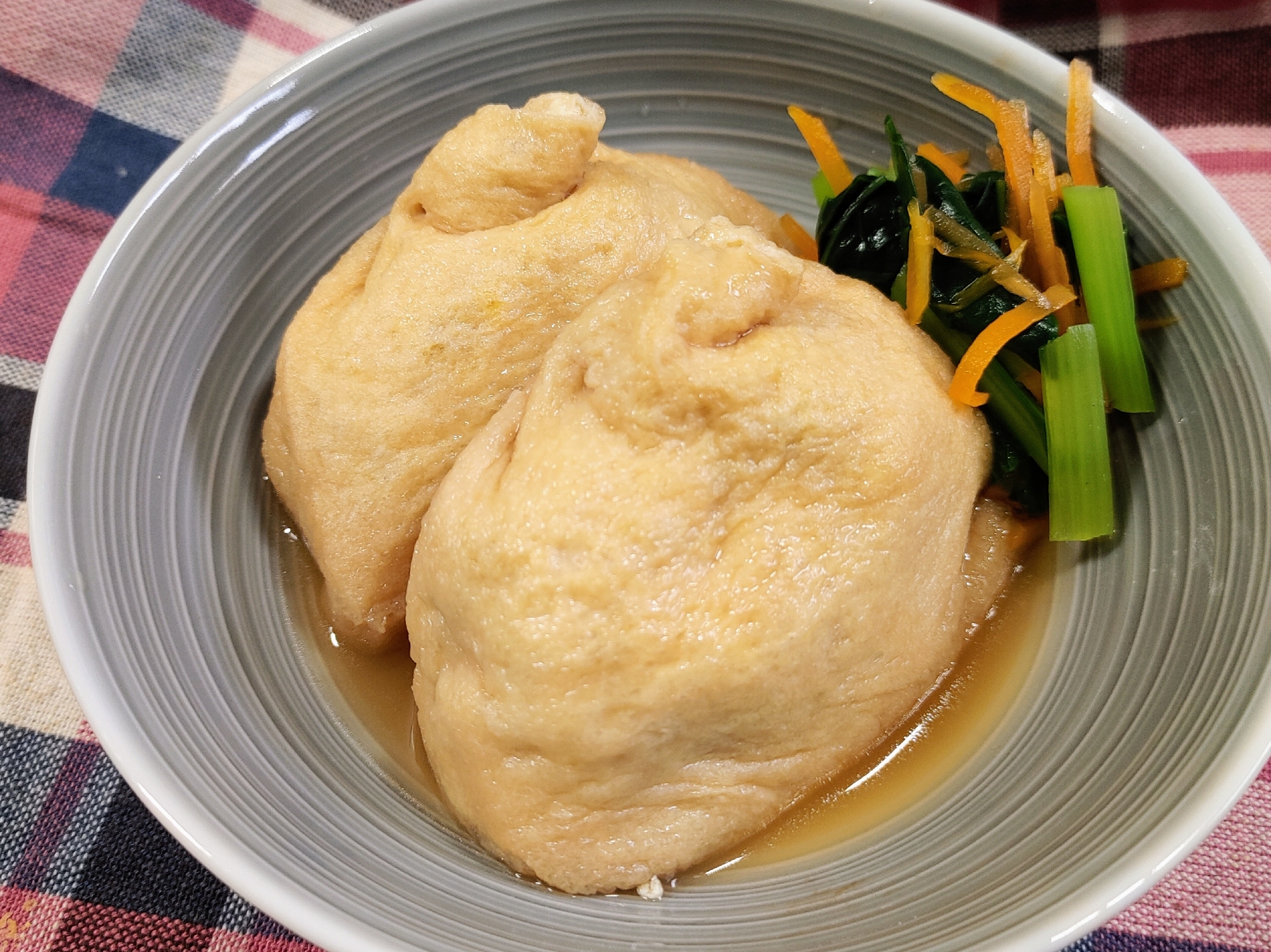 ストウブDe〜豆腐と豚ひきの柔らか袋煮