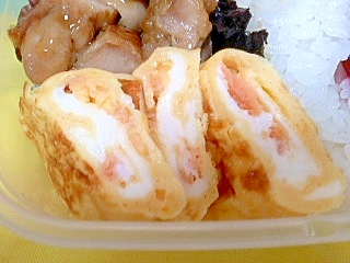 お弁当に★鮭フレークの卵焼き（甘め）