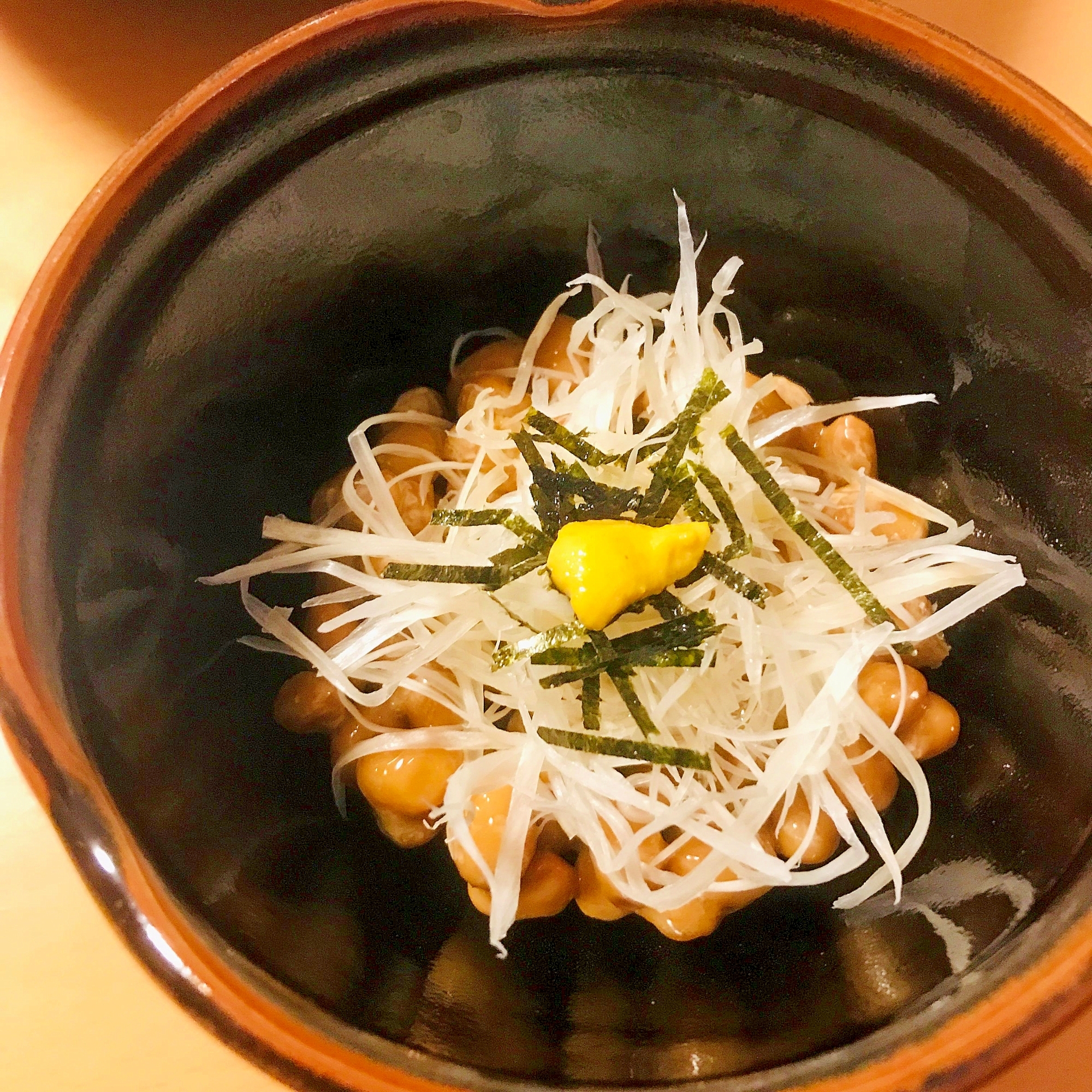 今日の納豆 白髪ネギに胡麻油の風味をほんのりと レシピ 作り方 By Bistromiti R 楽天レシピ