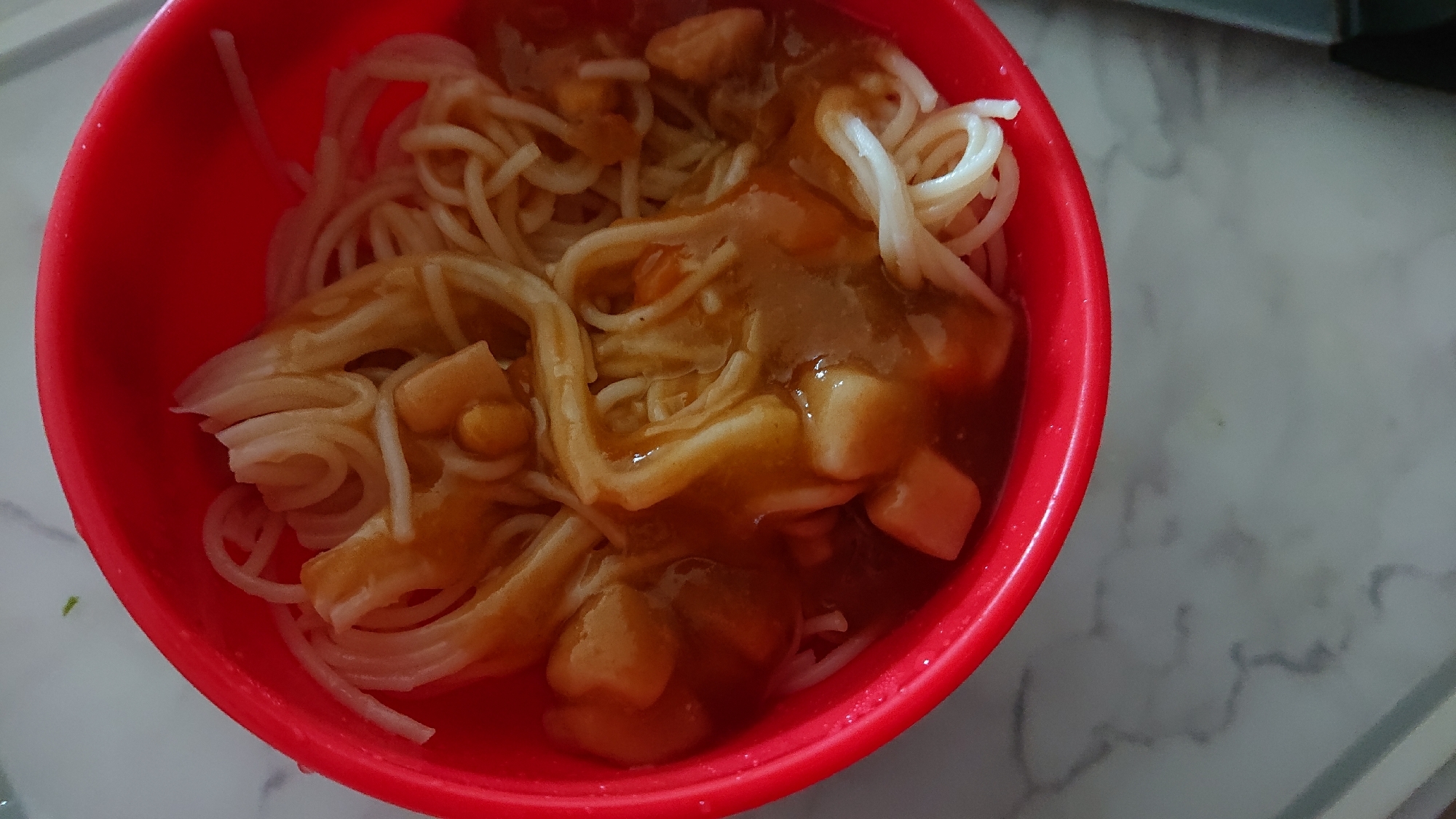 子供用カレーパスタ