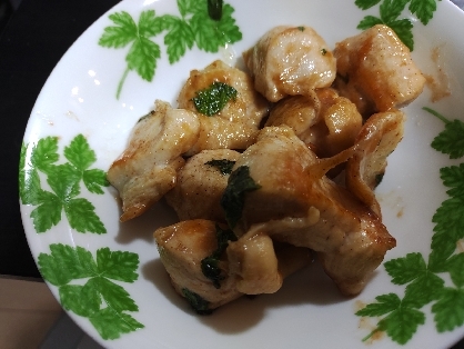 簡単！節約！鶏むね肉の和風梅しそ炒め〜