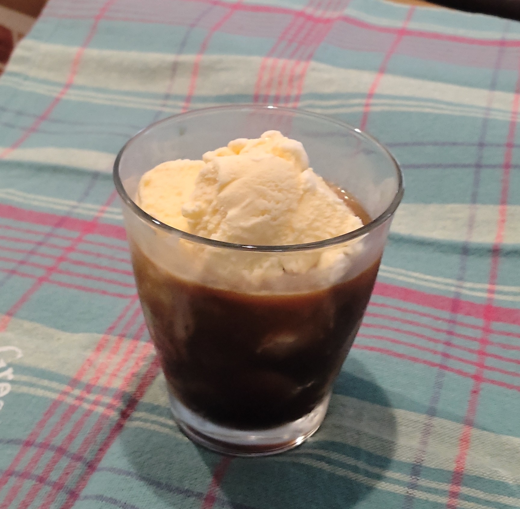 インスタントで♡アイスコーヒーフロート
