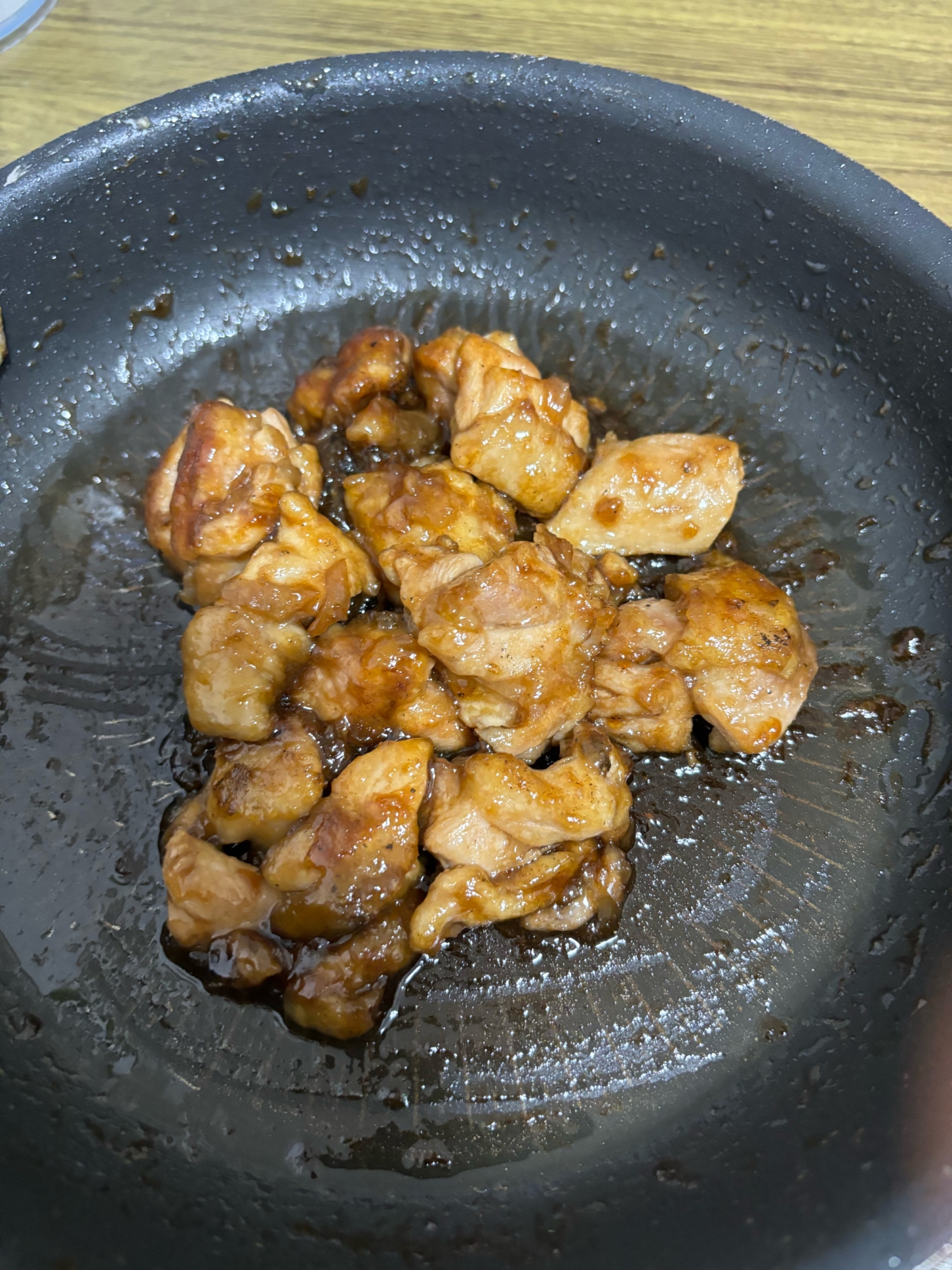 鶏もも肉の梅だれソース