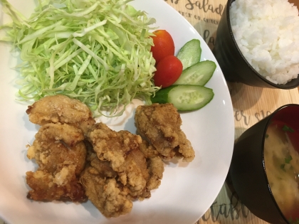 ビールの最高の相棒　鶏肉の唐揚げ