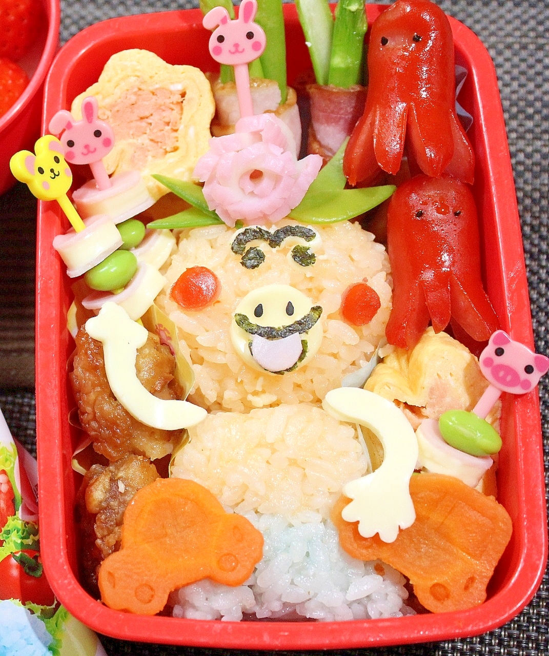 うちのキャラ弁当 ついでにとんちんかん 抜作先生 レシピ 作り方 By おいしんぼ 楽天レシピ