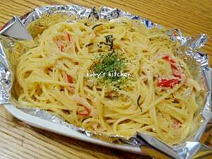 お弁当にも♪明太ちりめん和風パスタ