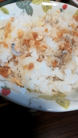 しらす納豆ご飯