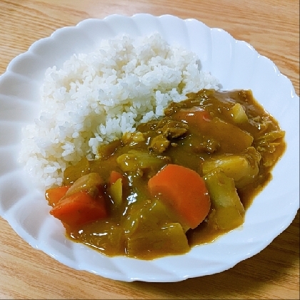 白菜とポークカレー