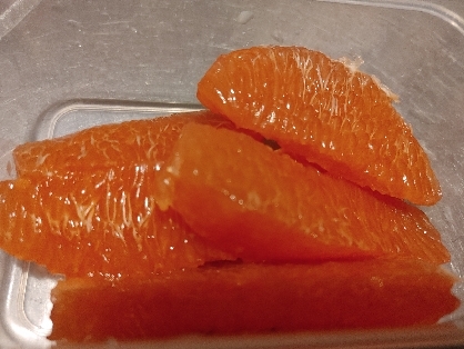 オレンジのカルチェ☆食べやすい切り方