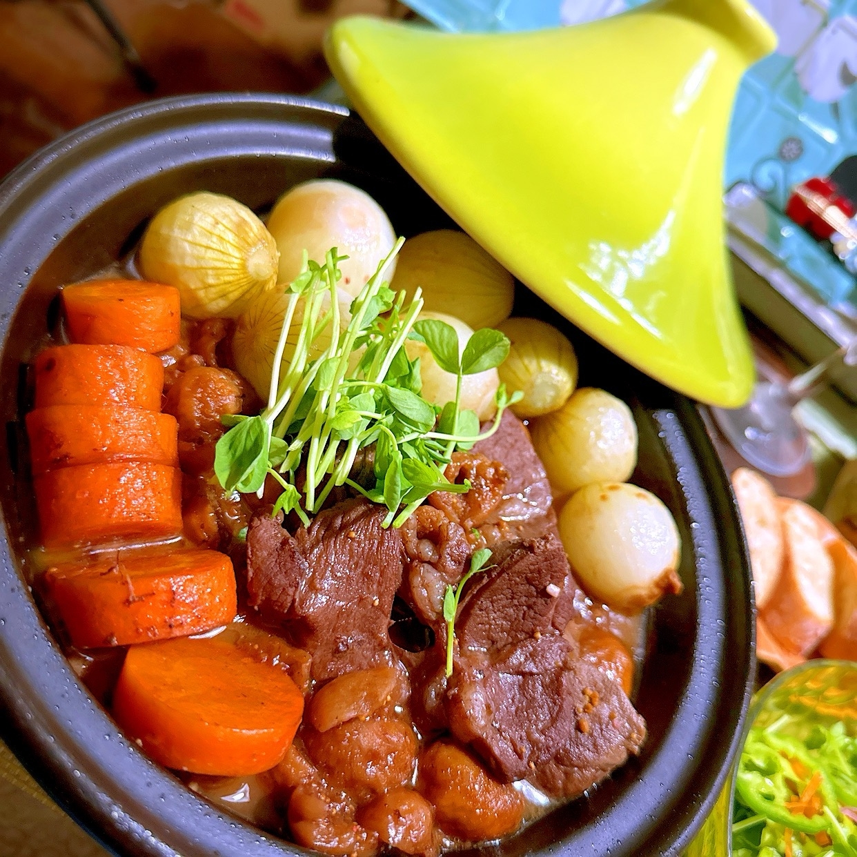 ラム肉と無花果のタジン