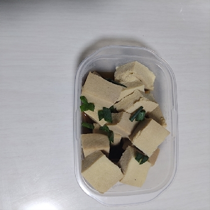 戻さずそのまま☆ふんわり甘い高野豆腐の含め煮