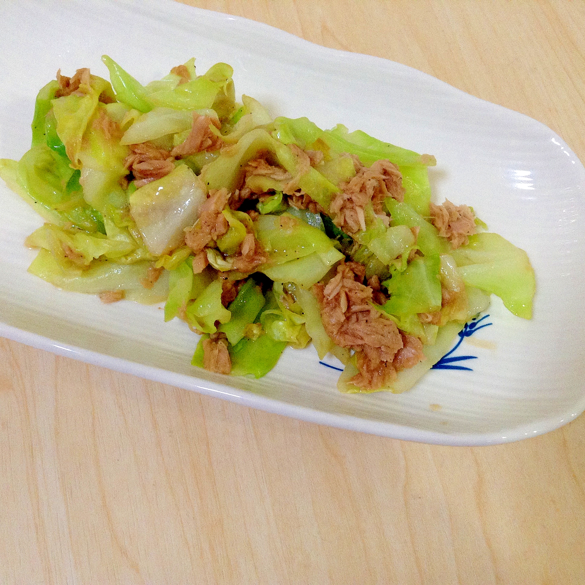 キャベツ・シーチキン炒め