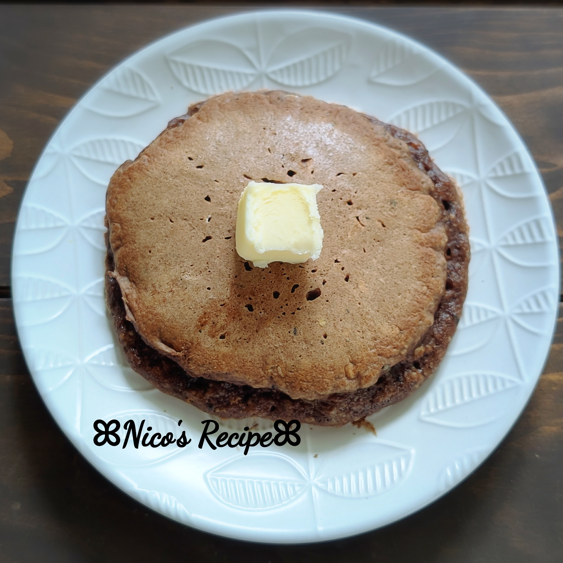 セノビックと黒ごまのホットケーキ