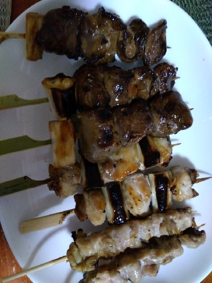 フライパンで焼き鳥