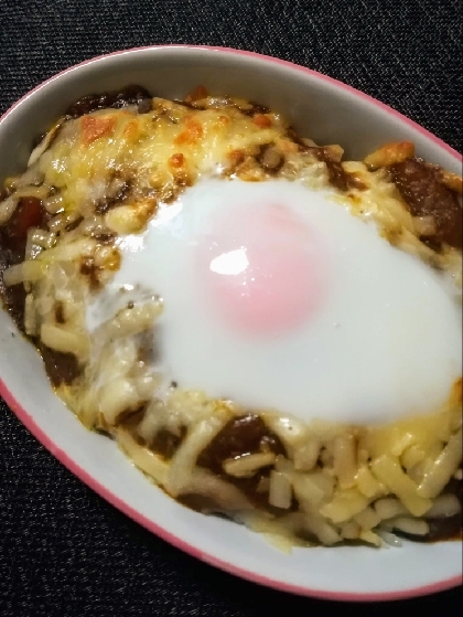 簡単バターライスで♪焼きカレードリア