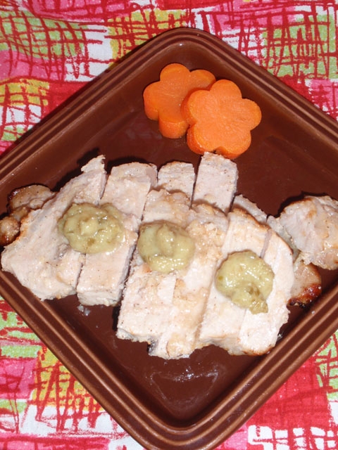 豚肉の生姜麹ポンマリネ焼き