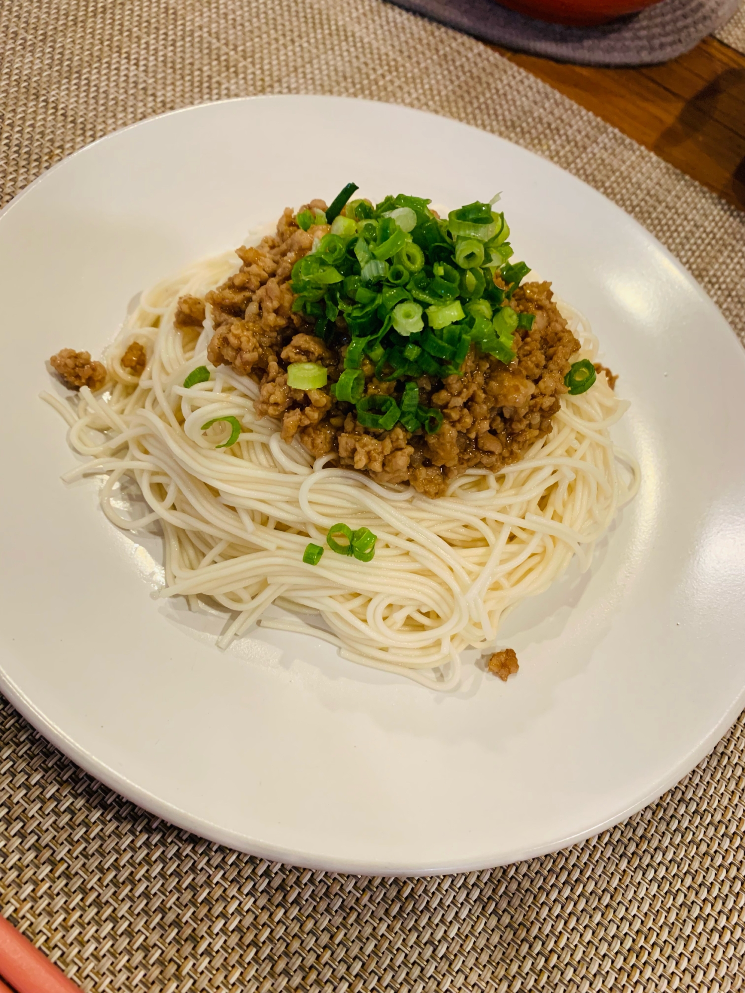 お肉たっぷりそうめん