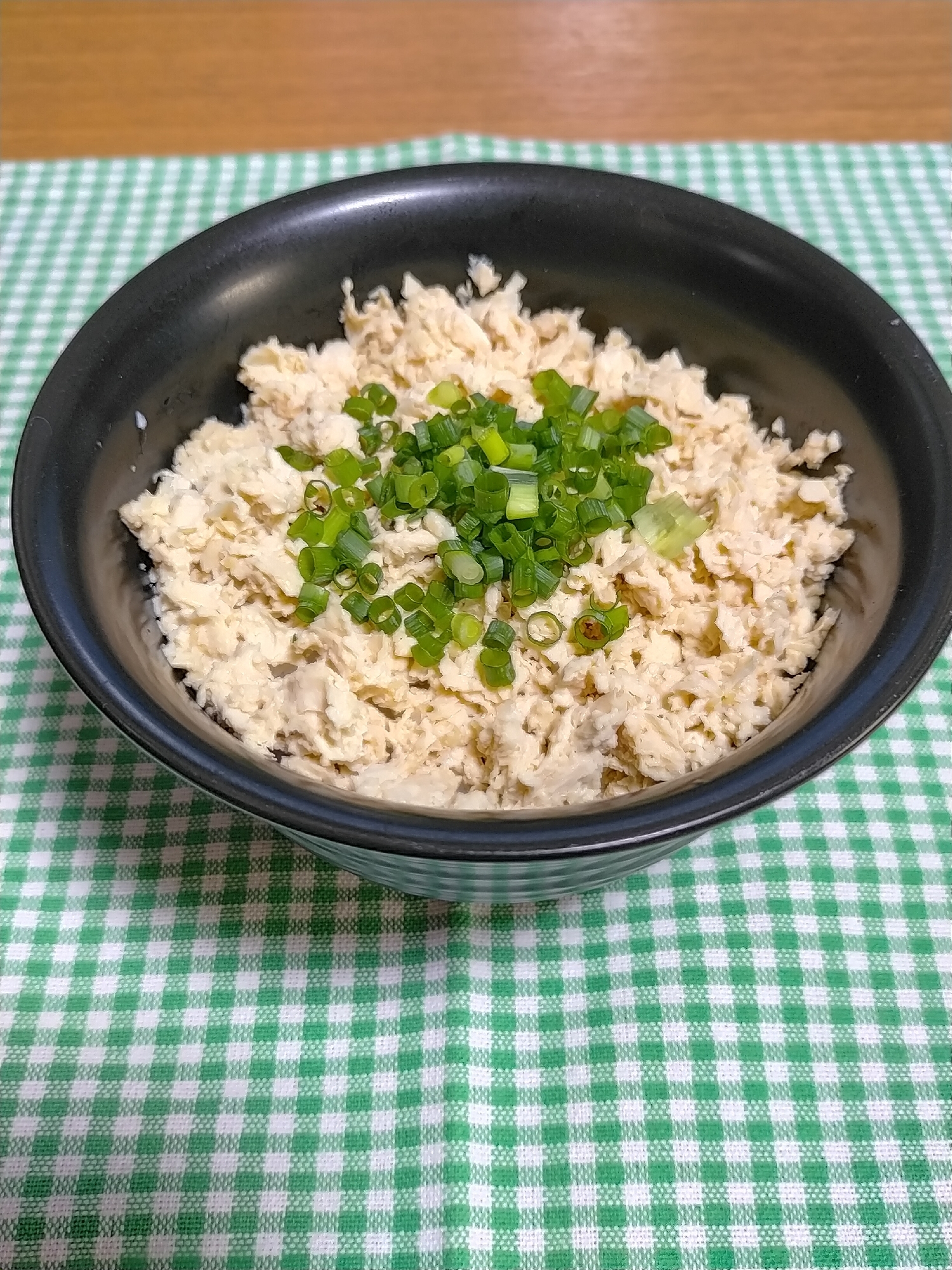 冷凍豆腐の丼