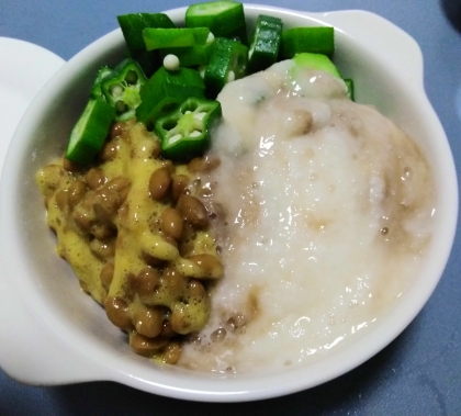 夏に最適☆簡単☆ねばとろ丼