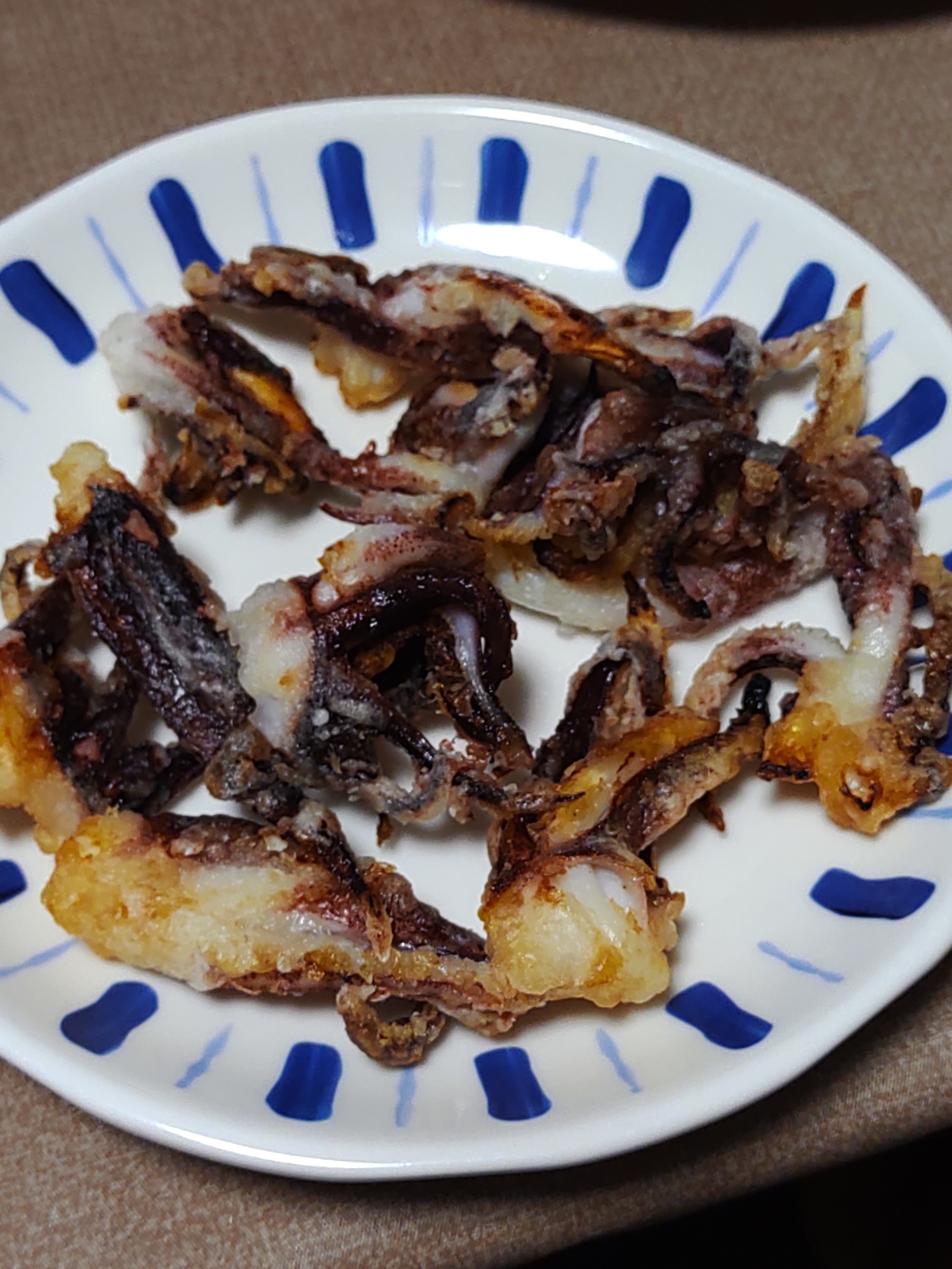 イカゲソの唐揚げ風