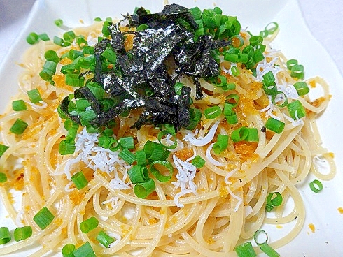 ☆簡単★からすみとしらすのパスタでおもてなし♪