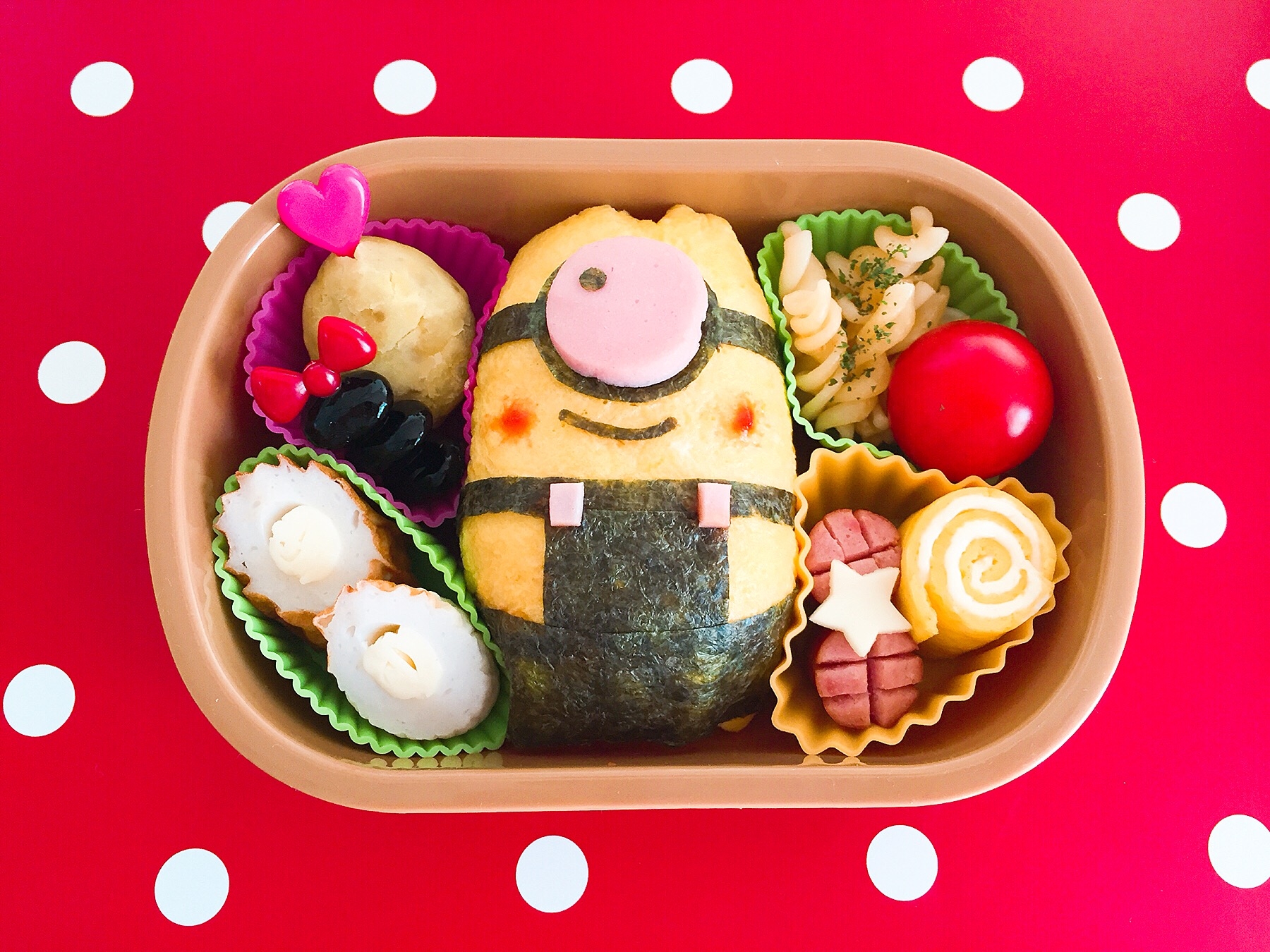 キャラ弁 ミニオン弁当