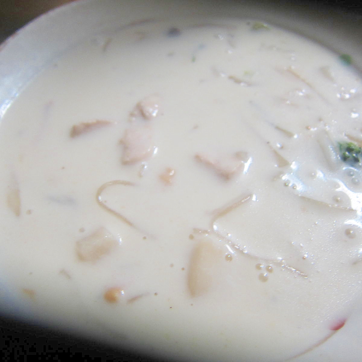 キャンベルクラムチャウダー米麺スープ
