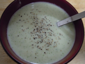 きゅうりの冷製スープ