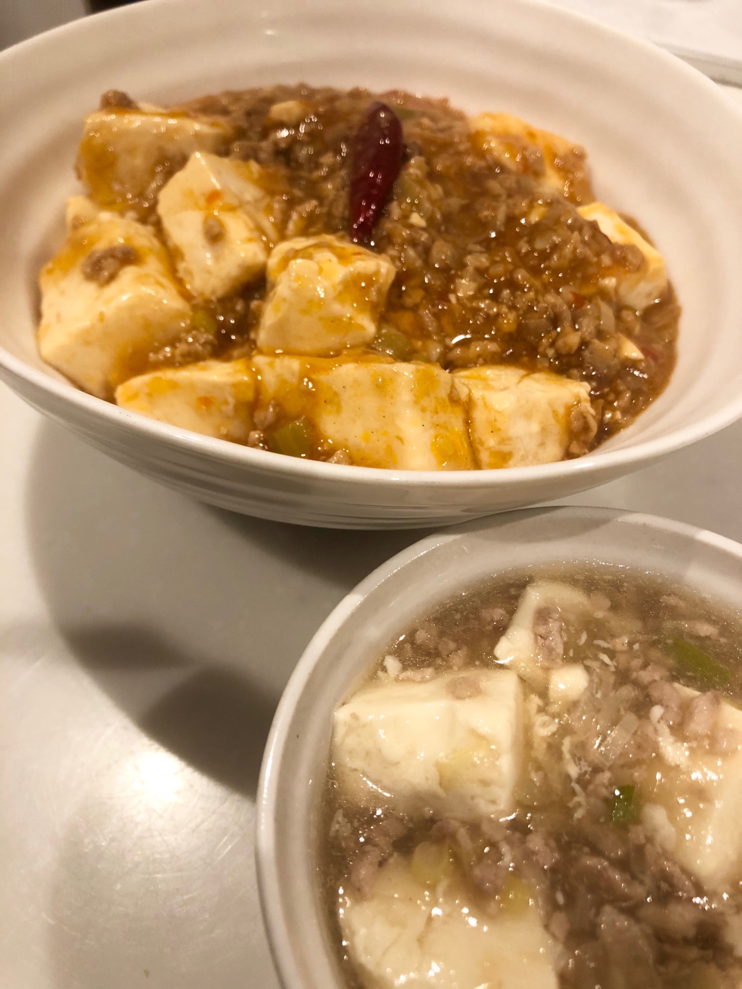 一緒に調理！　四川風麻婆豆腐　& 子供用麻婆豆腐