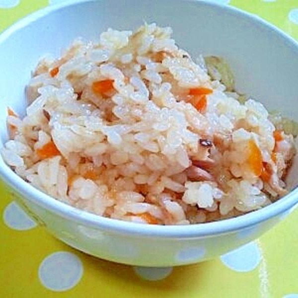 離乳食 ツナ 人参 椎茸の炊き込みご飯 レシピ 作り方 By 不二子ちゃん2号 楽天レシピ 離乳食 ツナ 人参 椎茸の炊き込みご飯 レシピ 作り方 By 不二子ちゃん2号 楽天レシピ