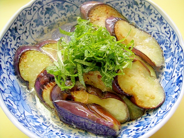 白だしでさっぱり 茄子の焼き浸し レシピ 作り方 By Mint74 楽天レシピ