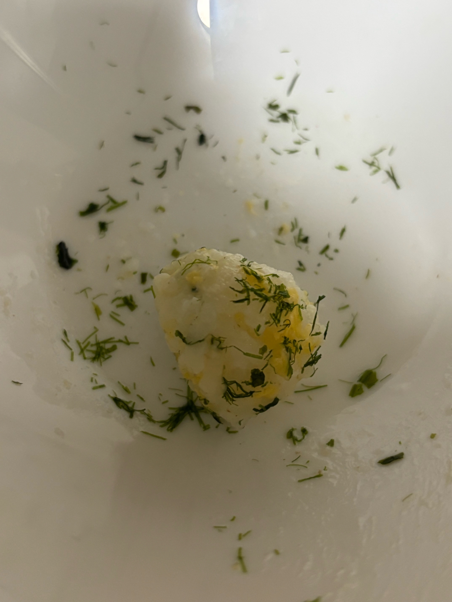 赤ちゃんの離乳食におかゆおにぎりご飯！