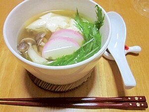 レンジで1人前が簡単♪ くずし豆腐で「湯豆腐」 レシピ・作り方 by