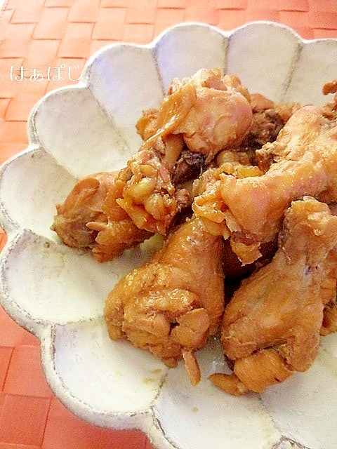 圧力鍋じゃなくても!簡単&ホロホロ~♪手羽元の煮物