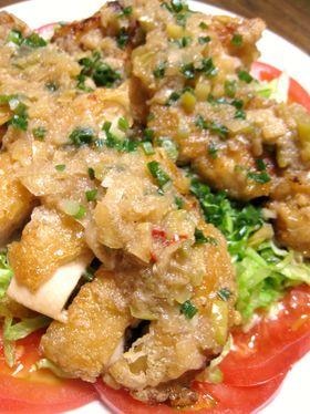ダブルねぎで絶品！香味ソース鶏「油淋鶏」 レシピ・作り方 by