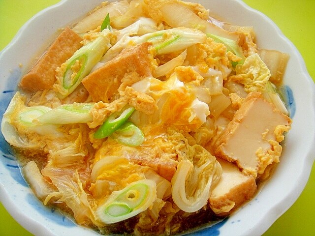 厚 揚げ 卵 レシピ