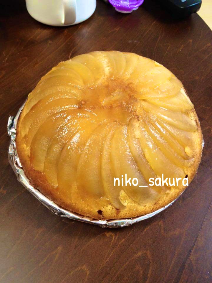 ボールで作るシナモンりんごケーキ