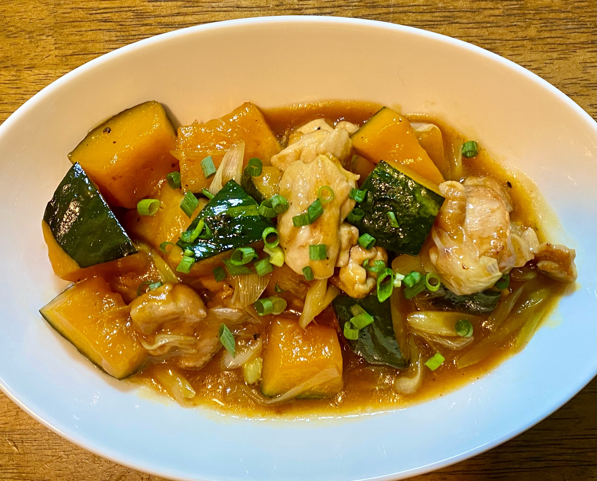 秋においしい！⭐️鶏肉とかぼちゃの甘酢あん