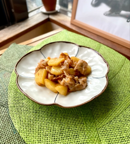 じゃがいもと豚肉のコチュジャン炒め