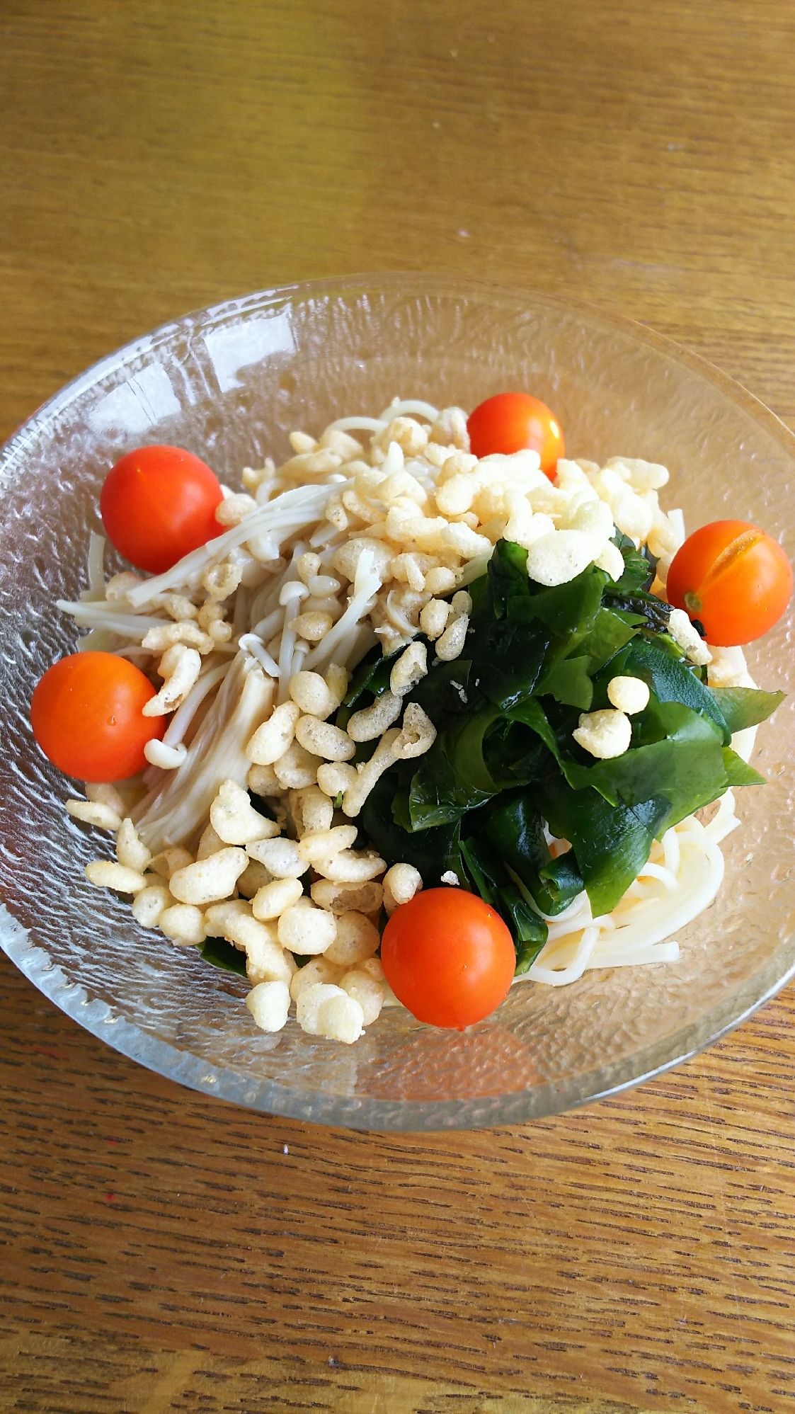 えのき&わかめ素麺